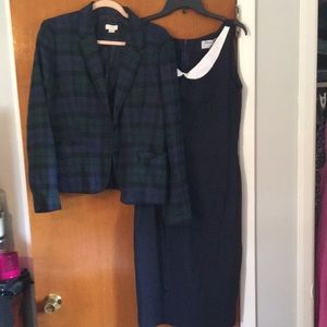 JCREW suit Jacket size 14 w Little Black Dress 2X